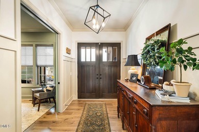 Stunning custom ''Brighton Farmhouse'' by Homes By Dickerson in on Croasdaile Country Club in North Carolina - for sale on GolfHomes.com, golf home, golf lot