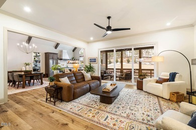 Stunning custom ''Brighton Farmhouse'' by Homes By Dickerson in on Croasdaile Country Club in North Carolina - for sale on GolfHomes.com, golf home, golf lot