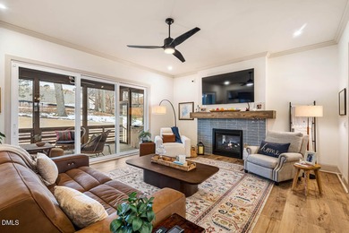 Stunning custom ''Brighton Farmhouse'' by Homes By Dickerson in on Croasdaile Country Club in North Carolina - for sale on GolfHomes.com, golf home, golf lot