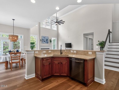 Recently updated and move-in ready, this stunning 4-bedroom, 3 on Brier Creek Country Club in North Carolina - for sale on GolfHomes.com, golf home, golf lot