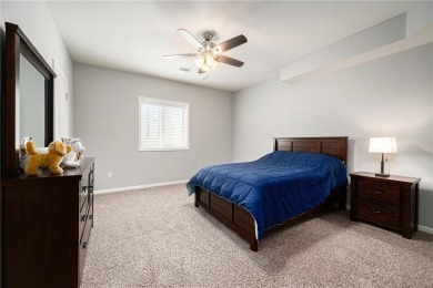 With gorgeous curb appeal and sweeping lake views from nearly on Falcon Lakes Golf Course in Kansas - for sale on GolfHomes.com, golf home, golf lot