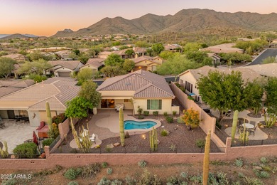 Wake up to sweeping Arizona skies from the extended master suite on Anthem Golf and Country Club  in Arizona - for sale on GolfHomes.com, golf home, golf lot