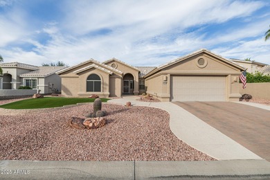 This immaculate, well-maintained home is nestled in a quiet on Tuscany Falls At Pebble Creek in Arizona - for sale on GolfHomes.com, golf home, golf lot