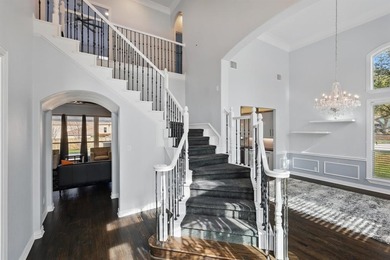 Stunning Mediterranean nestled in the prestigious Cottonwood on Four Seasons Resort and Club in Texas - for sale on GolfHomes.com, golf home, golf lot