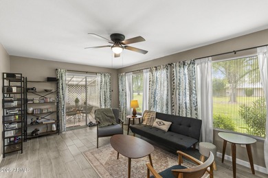 Stunning mid-century modern farmhouse with true Sun City charm! on Sun City-Willow Creek / Willow Brook  in Arizona - for sale on GolfHomes.com, golf home, golf lot