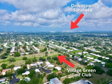 TOP FLOOR END UNIT 2 BEDROOM/ 2 BATHROOM CONDO ONLY 4 MILES TO on Village Green Golf Club of Sarasota in Florida - for sale on GolfHomes.com, golf home, golf lot