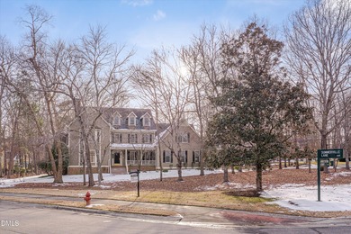 This impressive and stately home is nestled perfectly in the on Treyburn Country Club in North Carolina - for sale on GolfHomes.com, golf home, golf lot