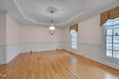 This impressive and stately home is nestled perfectly in the on Treyburn Country Club in North Carolina - for sale on GolfHomes.com, golf home, golf lot