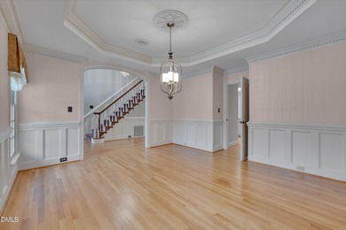 This impressive and stately home is nestled perfectly in the on Treyburn Country Club in North Carolina - for sale on GolfHomes.com, golf home, golf lot