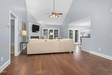 Set along the 13th green in The River subdivision of Lake Royale on River Golf and Country Club at Lake Royale in North Carolina - for sale on GolfHomes.com, golf home, golf lot