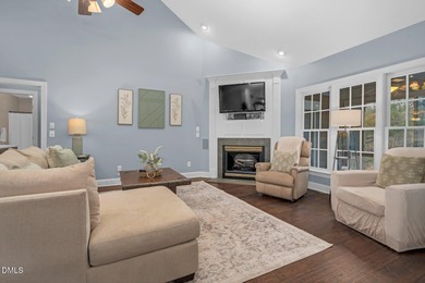 Set along the 13th green in The River subdivision of Lake Royale on River Golf and Country Club at Lake Royale in North Carolina - for sale on GolfHomes.com, golf home, golf lot