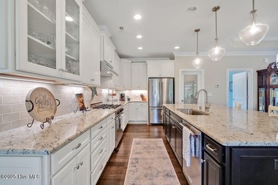 Welcome to an exceptional custom-built residence in the heart of on Compass Pointe Golf Course in North Carolina - for sale on GolfHomes.com, golf home, golf lot