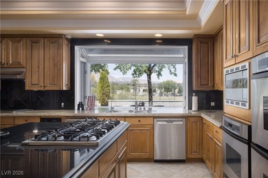 Spectacular views, top-quality finishes in private country club on TPC at Summerlin in Nevada - for sale on GolfHomes.com, golf home, golf lot