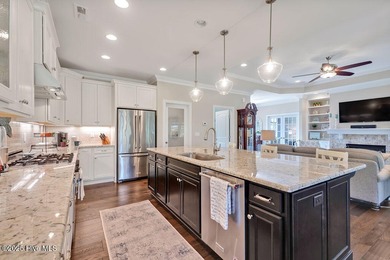 Welcome to an exceptional custom-built residence in the heart of on Compass Pointe Golf Course in North Carolina - for sale on GolfHomes.com, golf home, golf lot