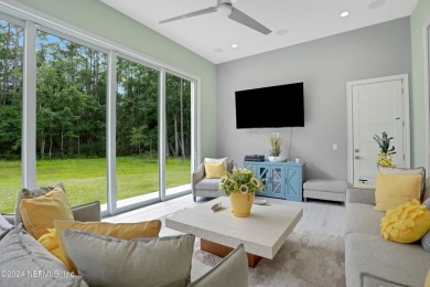 Complete privacy on 5 acre setting. Custom ICI built home on Palm Valley Golf Club in Florida - for sale on GolfHomes.com, golf home, golf lot