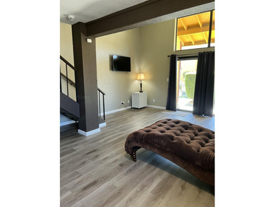 Turnkey, end unit loft condo, with views of the waterway, tennis on Indian Palms Country Club and Resort in California - for sale on GolfHomes.com, golf home, golf lot