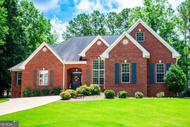 Another golf course beauty, located at Number 10, Oak Mountain on Oak Mountain Championship Golf Club in Georgia - for sale on GolfHomes.com, golf home, golf lot
