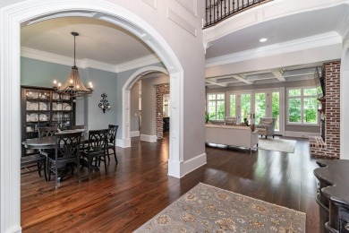 Gorgeous, stately all brick home situated on over an acre behind on Champions Retreat Golf Club in Georgia - for sale on GolfHomes.com, golf home, golf lot