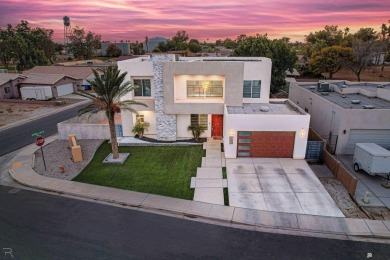 Welcome to this modern contemporary home in the sought-after on Cocopah Rio Colorado Golf Course in Arizona - for sale on GolfHomes.com, golf home, golf lot