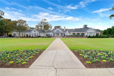 Enjoy the peaceful enlarged screen porch of this classic Belfair on Belfair Golf Club in South Carolina - for sale on GolfHomes.com, golf home, golf lot