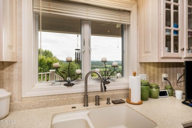 Stunning Custom Home with Long-Range Mountain Views on the on Ridges Golf and Country Club in Tennessee - for sale on GolfHomes.com, golf home, golf lot