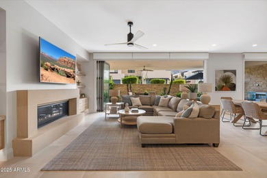 Luxury villa nestled within the prestigious Mountain Shadows on Mountain Shadows Executive Golf Course in Arizona - for sale on GolfHomes.com, golf home, golf lot