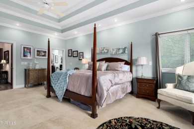 Stunning Custom Home with Long-Range Mountain Views on the on Ridges Golf and Country Club in Tennessee - for sale on GolfHomes.com, golf home, golf lot
