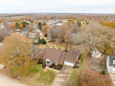 Location. Location. Location. This custom built, one-owner home on The Course at River Oaks in Arkansas - for sale on GolfHomes.com, golf home, golf lot