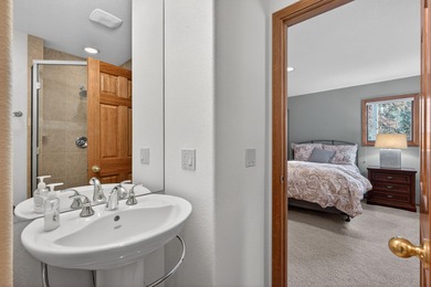 Set along Eagle Crest's 13th green in a serene high-desert on Eagle Crest Golf Resort - Resort Course in Oregon - for sale on GolfHomes.com, golf home, golf lot