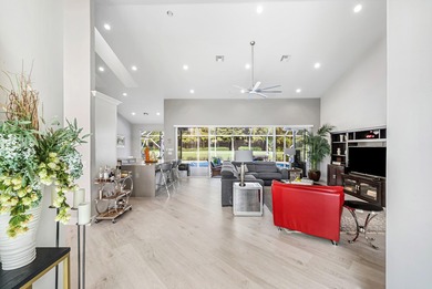 This stunning, updated home blends modern style with everyday on Stonebridge Golf and Country Club in Florida - for sale on GolfHomes.com, golf home, golf lot