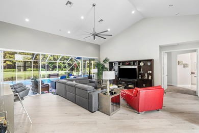 This stunning, updated home blends modern style with everyday on Stonebridge Golf and Country Club in Florida - for sale on GolfHomes.com, golf home, golf lot