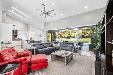 This stunning, updated home blends modern style with everyday on Stonebridge Golf and Country Club in Florida - for sale on GolfHomes.com, golf home, golf lot