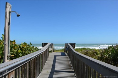 Steps to the Ocean, via deeded beach access. This furnished 1st on Ocean Club At the Hutchinson Island Beach Resort and Marina in Florida - for sale on GolfHomes.com, golf home, golf lot