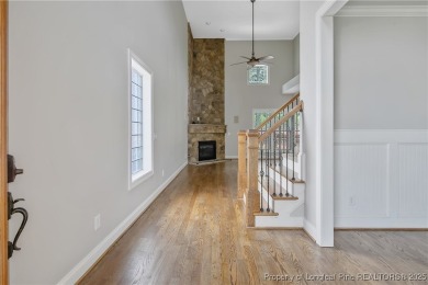 Stunning, semi-custom home located in the highly sought gated on Anderson Creek Golf Club in North Carolina - for sale on GolfHomes.com, golf home, golf lot