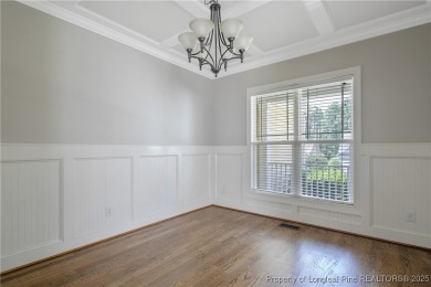 Stunning, semi-custom home located in the highly sought gated on Anderson Creek Golf Club in North Carolina - for sale on GolfHomes.com, golf home, golf lot