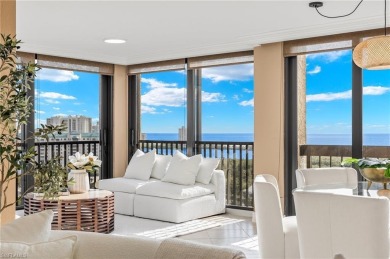 Luxuriate in this 15th-floor Chateaumere Royale condo in Pelican on Club at Pelican Bay Golf Course in Florida - for sale on GolfHomes.com, golf home, golf lot