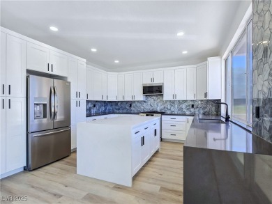 ** ONE OF A KIND BACKYARD SITS ON A LAKE AND TWO GOLF COURSE on Painted Desert Golf Club in Nevada - for sale on GolfHomes.com, golf home, golf lot