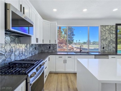 ** ONE OF A KIND BACKYARD SITS ON A LAKE AND TWO GOLF COURSE on Painted Desert Golf Club in Nevada - for sale on GolfHomes.com, golf home, golf lot