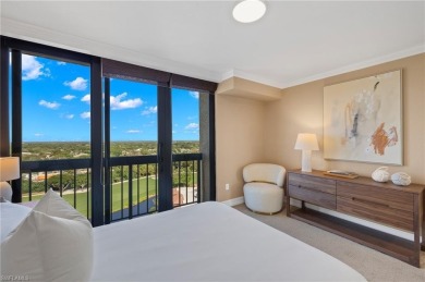 Luxuriate in this 15th-floor Chateaumere Royale condo in Pelican on Club at Pelican Bay Golf Course in Florida - for sale on GolfHomes.com, golf home, golf lot