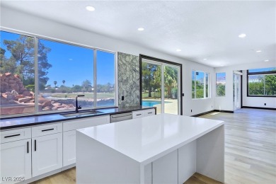 ** ONE OF A KIND BACKYARD SITS ON A LAKE AND TWO GOLF COURSE on Painted Desert Golf Club in Nevada - for sale on GolfHomes.com, golf home, golf lot