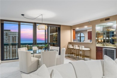 Luxuriate in this 15th-floor Chateaumere Royale condo in Pelican on Club at Pelican Bay Golf Course in Florida - for sale on GolfHomes.com, golf home, golf lot