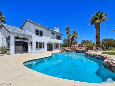 ** ONE OF A KIND BACKYARD SITS ON A LAKE AND TWO GOLF COURSE on Painted Desert Golf Club in Nevada - for sale on GolfHomes.com, golf home, golf lot