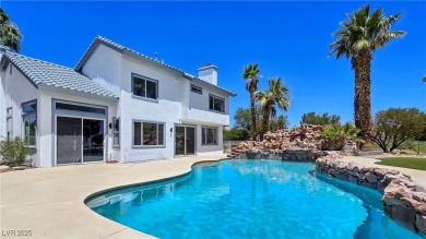 ** ONE OF A KIND BACKYARD SITS ON A LAKE AND TWO GOLF COURSE on Painted Desert Golf Club in Nevada - for sale on GolfHomes.com, golf home, golf lot