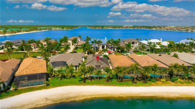 Welcome to this stunning modern residence nestled in an on Miromar Lakes Golf Club in Florida - for sale on GolfHomes.com, golf home, golf lot