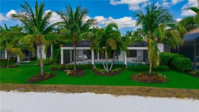 Welcome to this stunning modern residence nestled in an on Miromar Lakes Golf Club in Florida - for sale on GolfHomes.com, golf home, golf lot