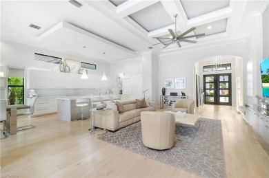 Welcome to this stunning modern residence nestled in an on Miromar Lakes Golf Club in Florida - for sale on GolfHomes.com, golf home, golf lot