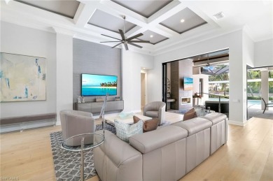Welcome to this stunning modern residence nestled in an on Miromar Lakes Golf Club in Florida - for sale on GolfHomes.com, golf home, golf lot