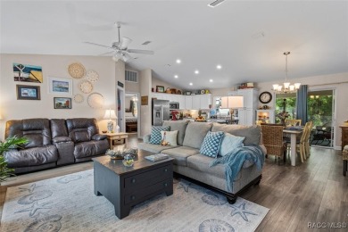 Welcome to this beautifully maintained 2024-built 3-bedroom on Citrus Springs Country Club in Florida - for sale on GolfHomes.com, golf home, golf lot