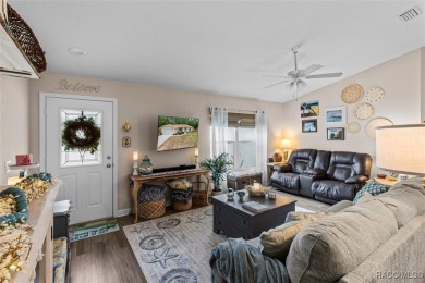Welcome to this beautifully maintained 2024-built 3-bedroom on Citrus Springs Country Club in Florida - for sale on GolfHomes.com, golf home, golf lot