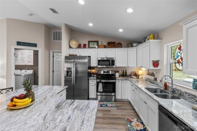 Welcome to this beautifully maintained 2024-built 3-bedroom on Citrus Springs Country Club in Florida - for sale on GolfHomes.com, golf home, golf lot